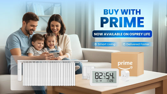 Buy with Prime Now Available on Osprey Life - Smart Living, Delivered Faster