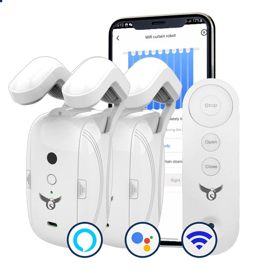 Osprey Smart Curtain Opener, Remote Control, Double Open with Gateway