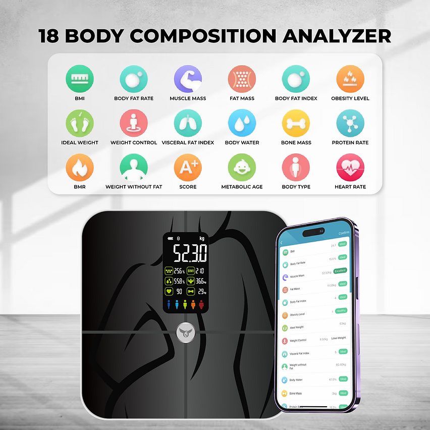 Osprey Smart Scale for Body Weight and Fat