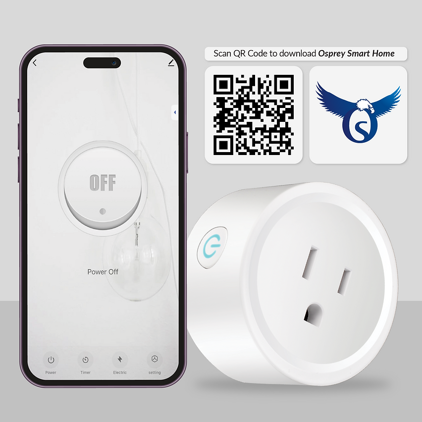 Osprey Smart Plug, Wi-Fi Outlet Socket