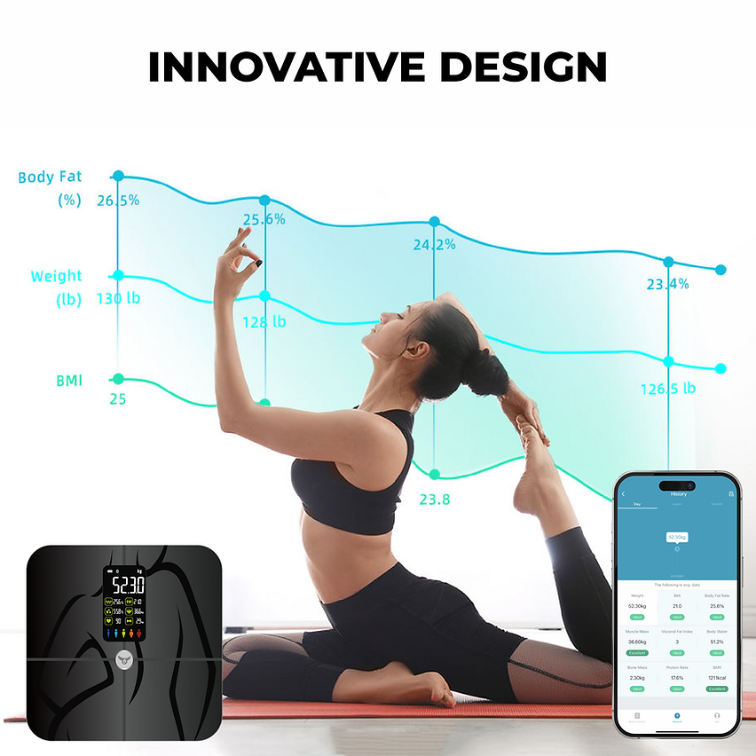Osprey Smart Scale for Body Weight and Fat